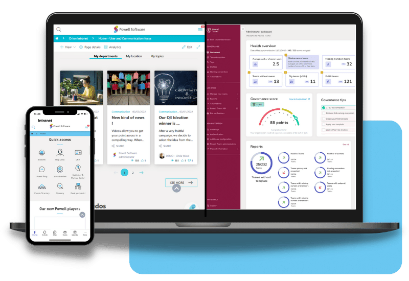 Powell 365 product screenshot