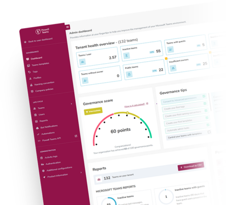 Powell Teams product screenshot